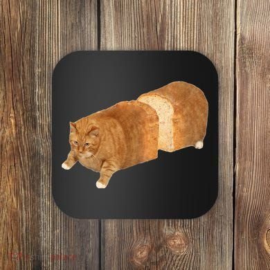 Funny Cat Loaf Cat Bread Cat Lovers Kitty Kitten Women Coaster