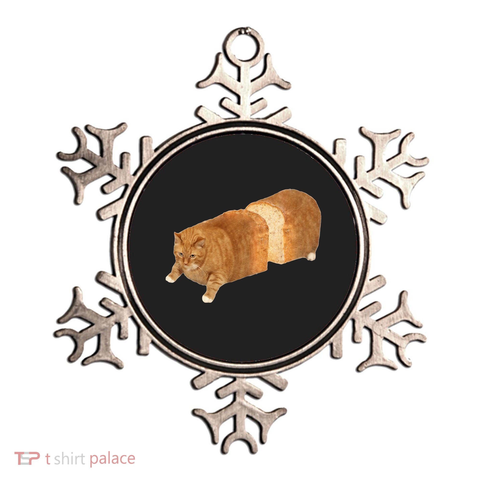 Funny Cat Loaf Cat Bread Cat Lovers Kitty Kitten Women Ornament