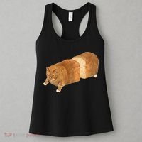 Funny Cat Loaf Cat Bread Cat Lovers Kitty Kitten Women Women's Tank Top thumb 3