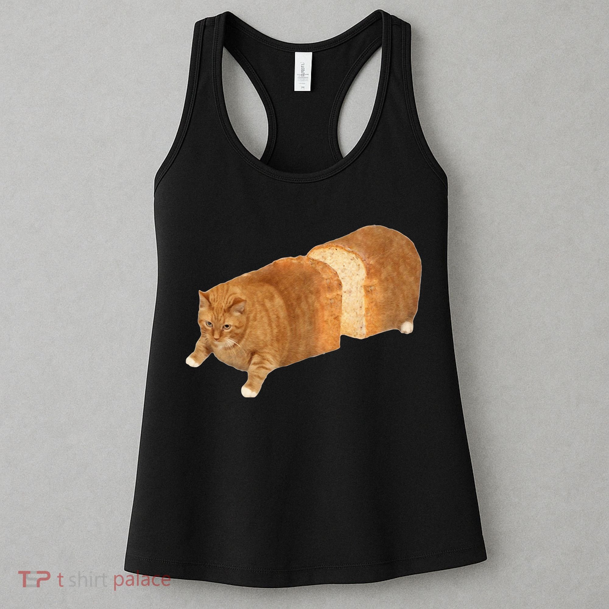 Funny Cat Loaf Cat Bread Cat Lovers Kitty Kitten Women Women's Tank Top