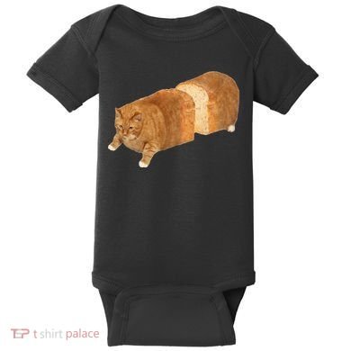 Funny Cat Loaf Cat Bread Cat Lovers Kitty Kitten Women Baby Bodysuit