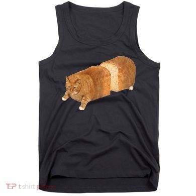 Funny Cat Loaf Cat Bread Cat Lovers Kitty Kitten Women Tank Top