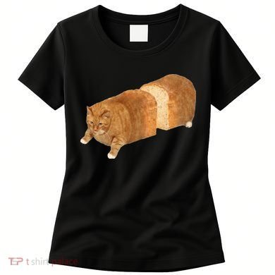 Funny Cat Loaf Cat Bread Cat Lovers Kitty Kitten Women Women's T-Shirt