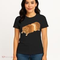Funny Cat Loaf Cat Bread Cat Lovers Kitty Kitten Women Women's T-Shirt thumb 4
