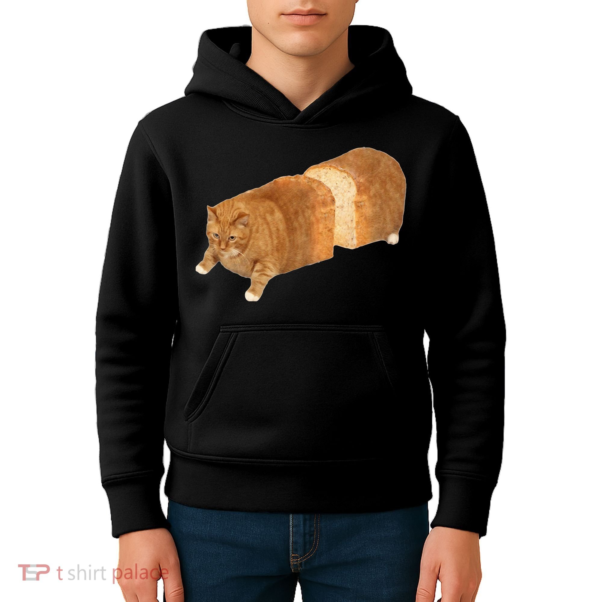 Funny Cat Loaf Cat Bread Cat Lovers Kitty Kitten Women Kids Hoodie