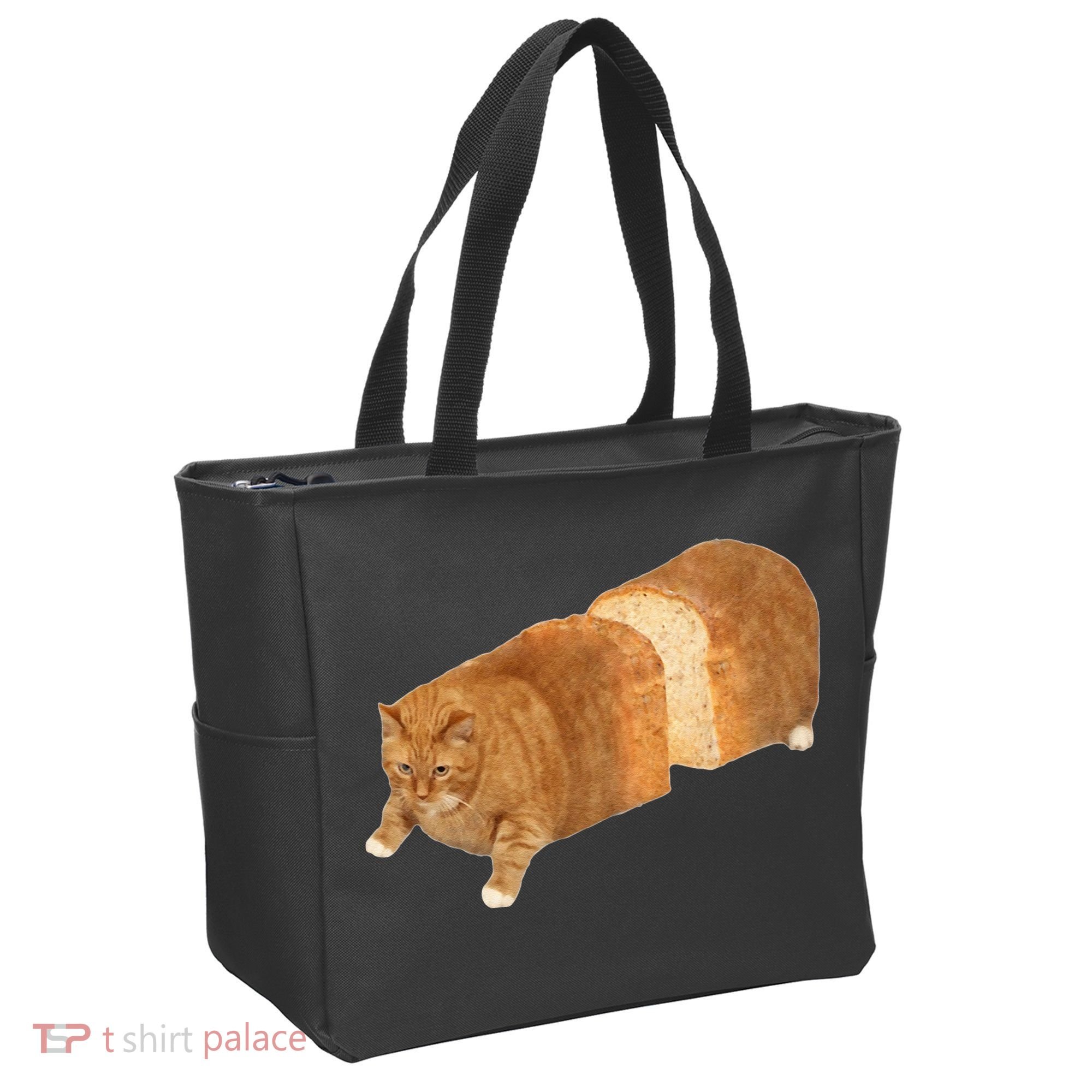 Funny Cat Loaf Cat Bread Cat Lovers Kitty Kitten Women Tote Bag