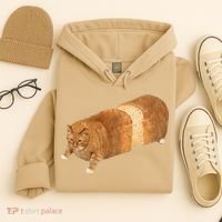 Funny Cat Loaf Cat Bread Cat Lovers Kitty Kitten Women Hoodie thumb 4