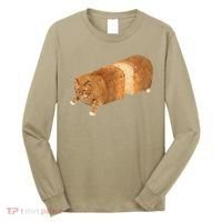 Funny Cat Loaf Cat Bread Cat Lovers Kitty Kitten Women Long Sleeve Shirt thumb 0