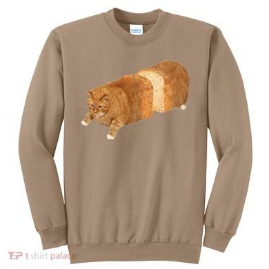 Funny Cat Loaf Cat Bread Cat Lovers Kitty Kitten Women Sweatshirt