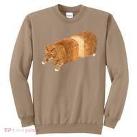 Funny Cat Loaf Cat Bread Cat Lovers Kitty Kitten Women Sweatshirt thumb 0
