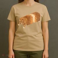 Funny Cat Loaf Cat Bread Cat Lovers Kitty Kitten Women T-Shirt thumb 4