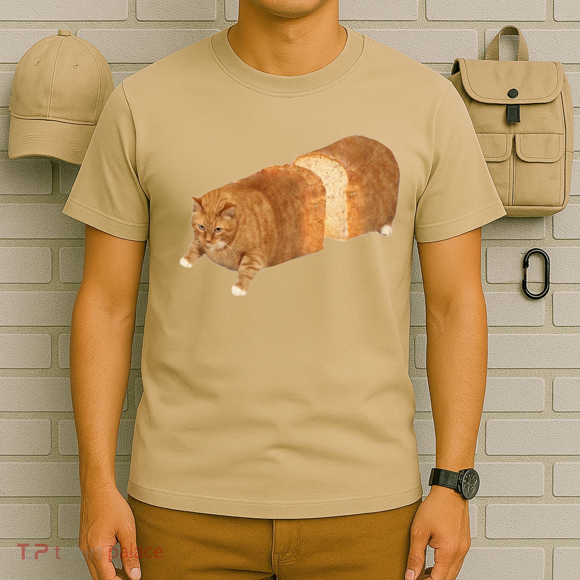 Funny Cat Loaf Cat Bread Cat Lovers Kitty Kitten Women T-Shirt