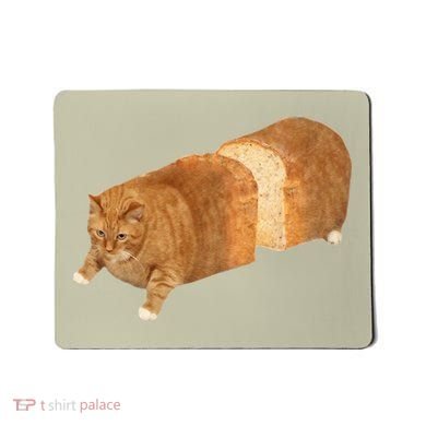 Funny Cat Loaf Cat Bread Cat Lovers Kitty Kitten Women Mousepad