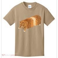 Funny Cat Loaf Cat Bread Cat Lovers Kitty Kitten Women Kids T-Shirt thumb 0