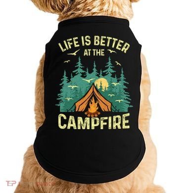 Funny Camping Lover Design For Camping Vacationist Doggie Tank