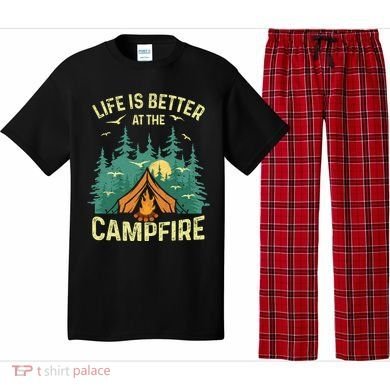 Funny Camping Lover Design For Camping Vacationist Pajama Set