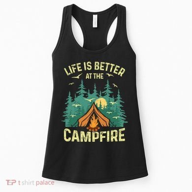 Funny Camping Lover Design For Camping Vacationist Women's Tank Top