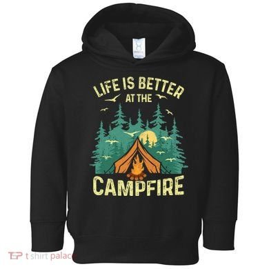 Funny Camping Lover Design For Camping Vacationist Toddler Hoodie