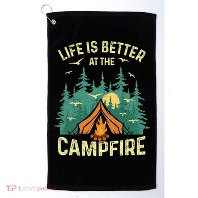 Funny Camping Lover Design For Camping Vacationist Golf Towel