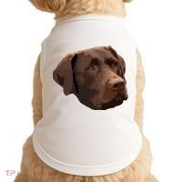 Funny Chocolate Lab Labrador Retriever Dog Head Doggie Tank thumb 0