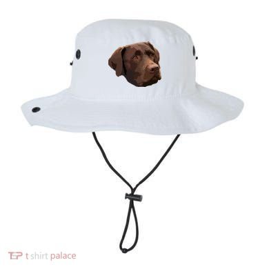 Funny Chocolate Lab Labrador Retriever Dog Head Bucket Hat