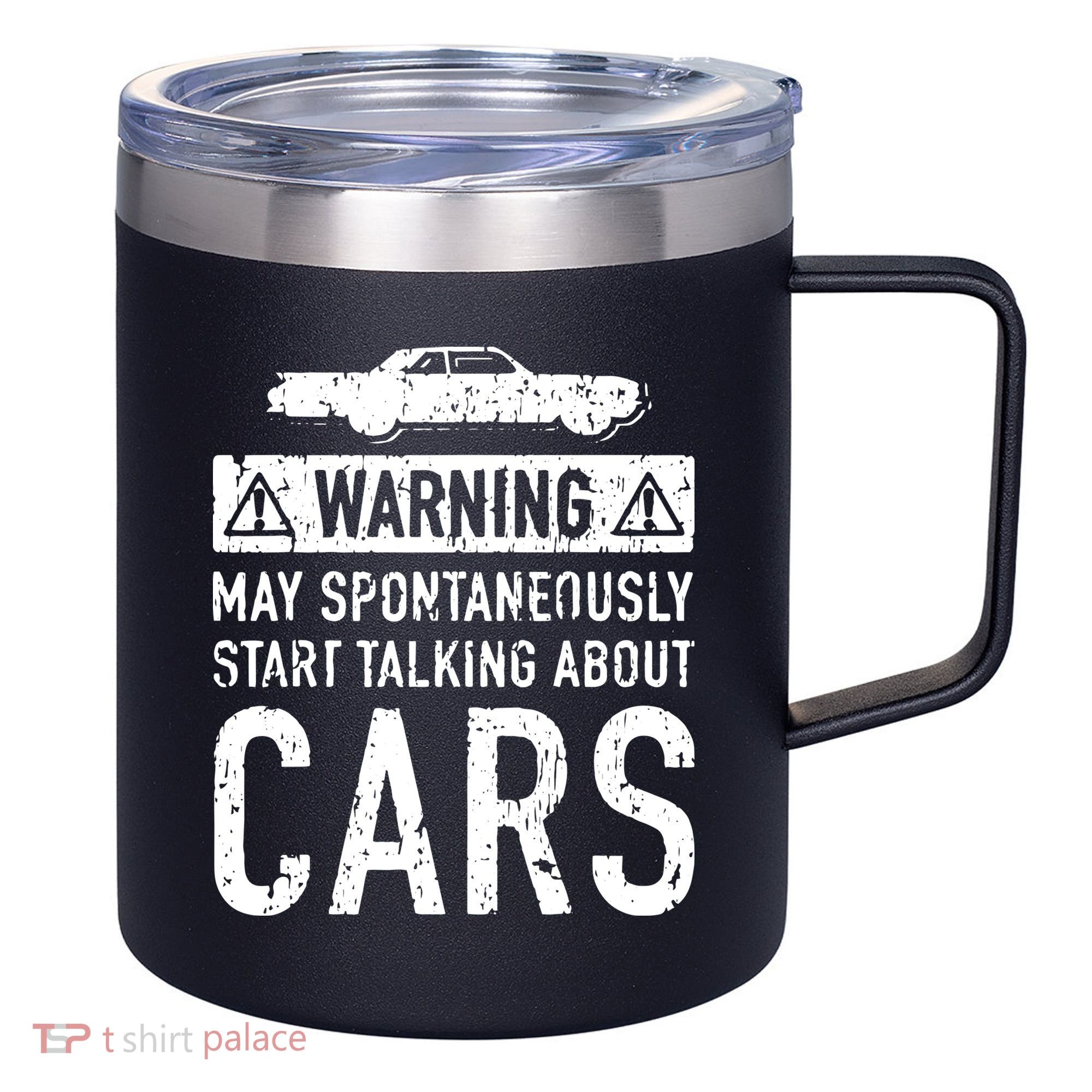 Funny Car Lover Gift Garage Owner Car Fixer Enthusiast 12oz Stainless Steel Coffee Mug