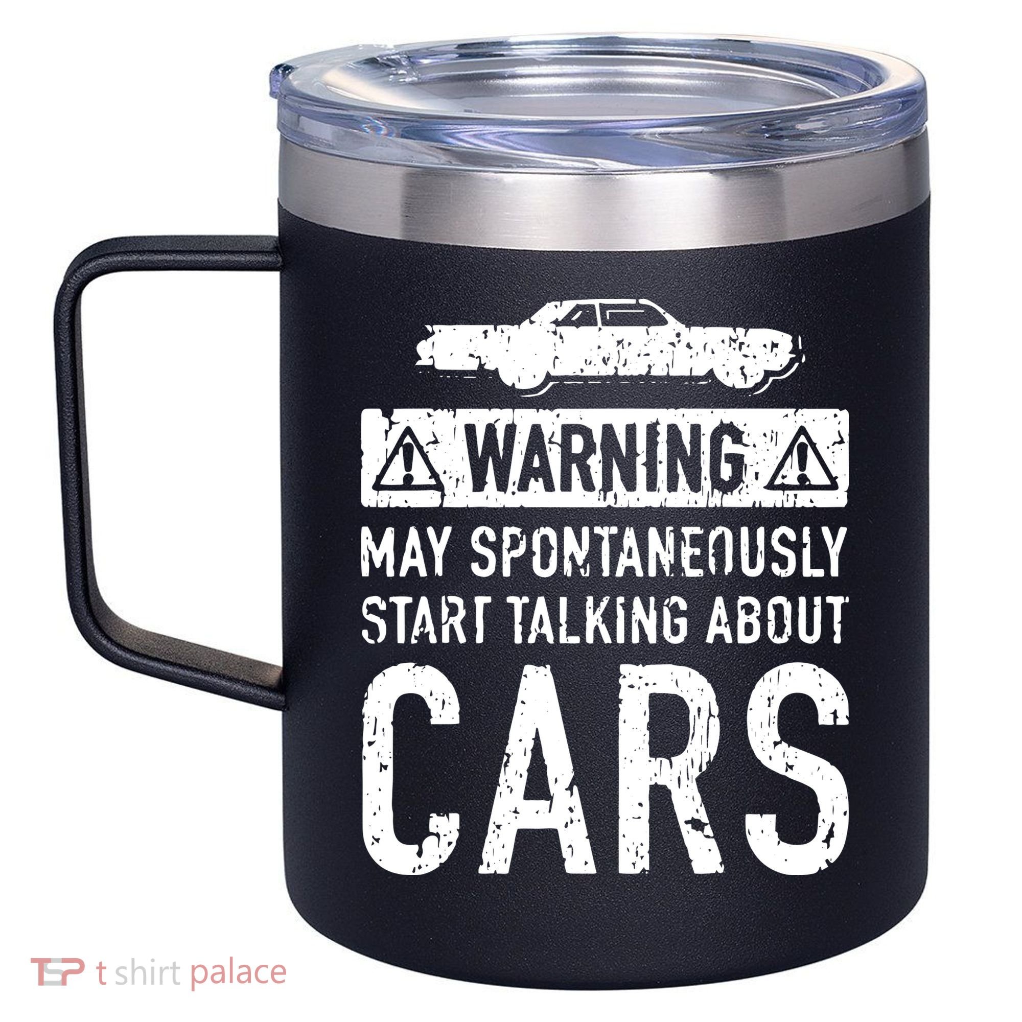 Funny Car Lover Gift Garage Owner Car Fixer Enthusiast 12oz Stainless Steel Coffee Mug