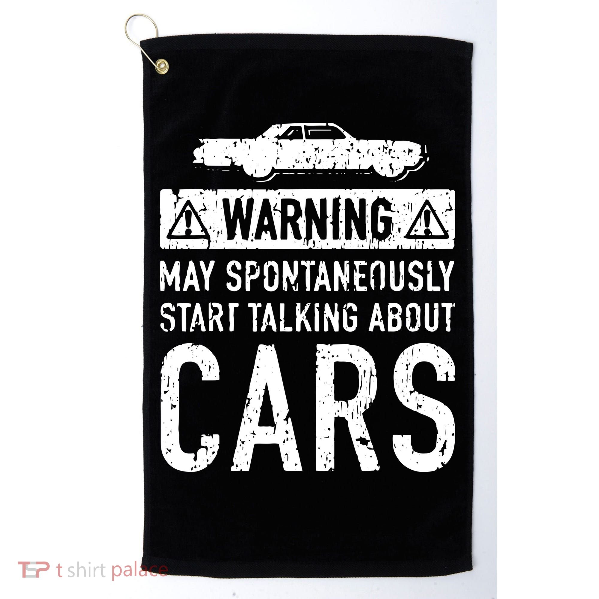 Funny Car Lover Gift Garage Owner Car Fixer Enthusiast Golf Towel
