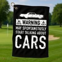 Funny Car Lover Gift Garage Owner Car Fixer Enthusiast Golf Towel thumb 1