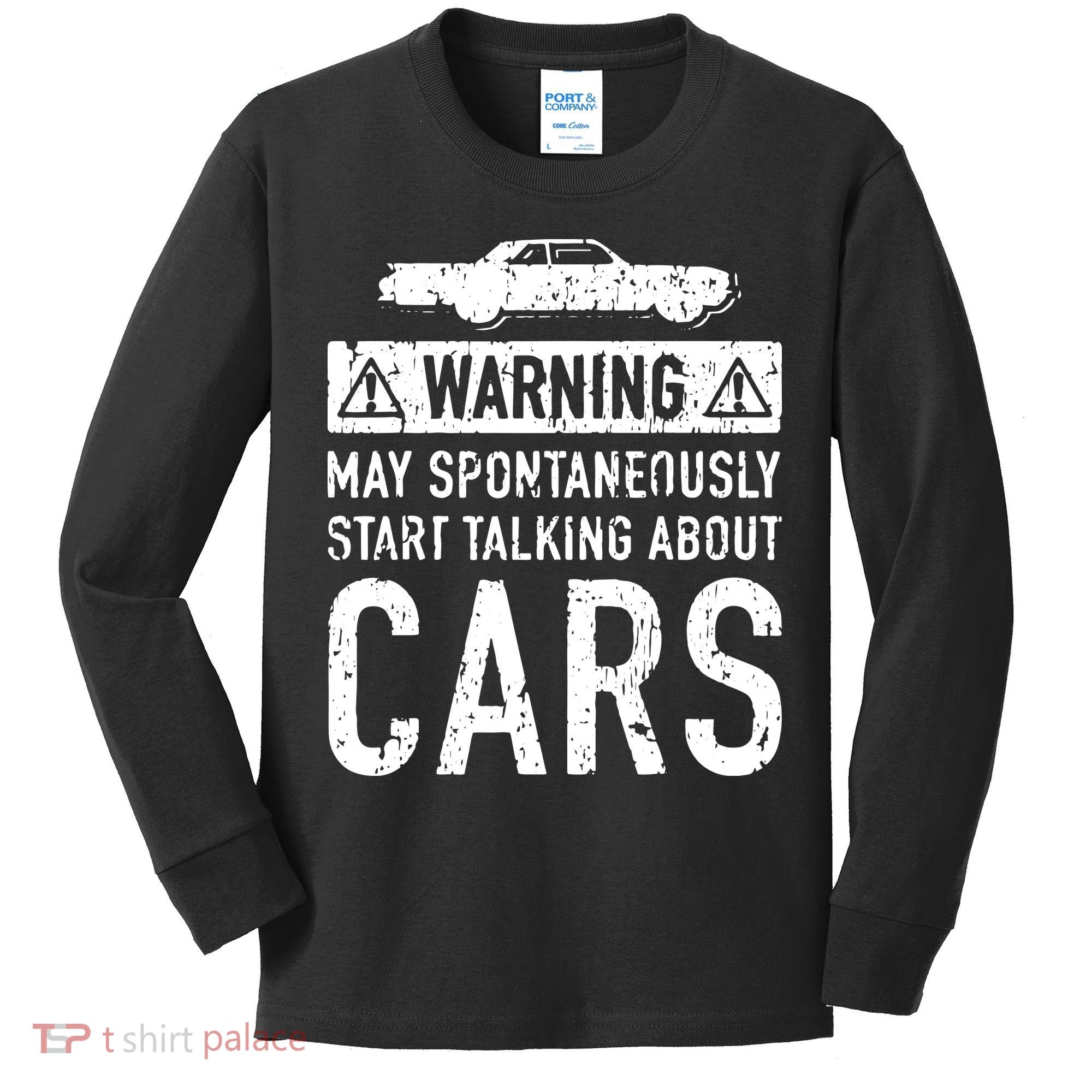 Funny Car Lover Gift Garage Owner Car Fixer Enthusiast Kids Long Sleeve Shirt