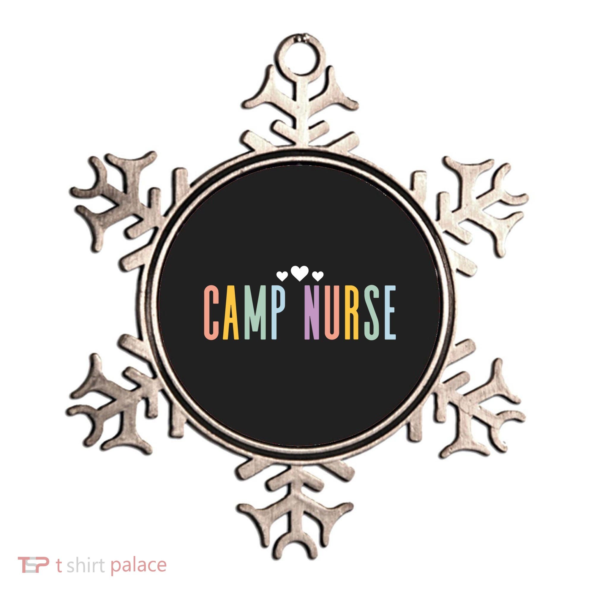 Funny Camping Lover Nursing Matching Summer Camp Nurse Gift Ornament