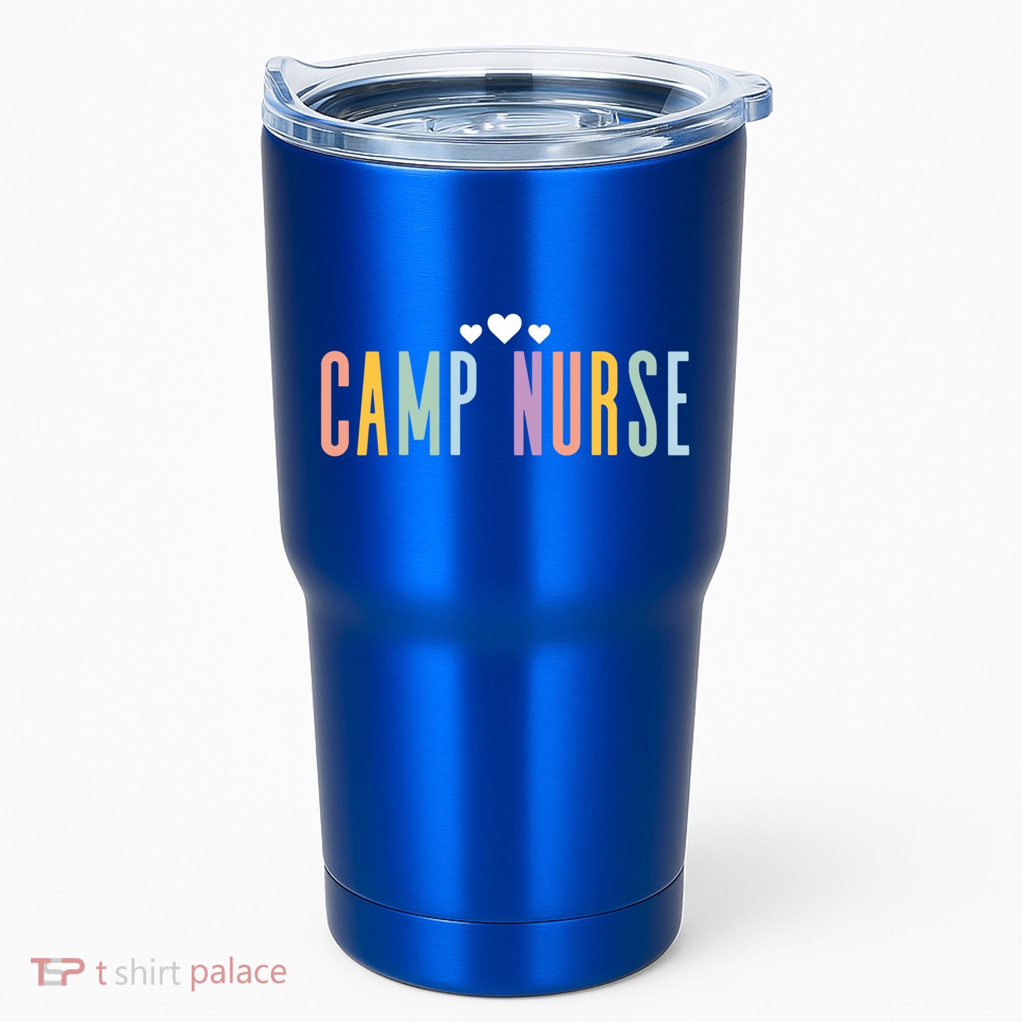 Funny Camping Lover Nursing Matching Summer Camp Nurse Gift Tumbler