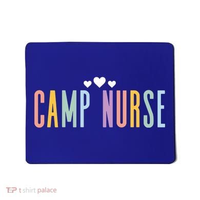 Funny Camping Lover Nursing Matching Summer Camp Nurse Gift Mousepad