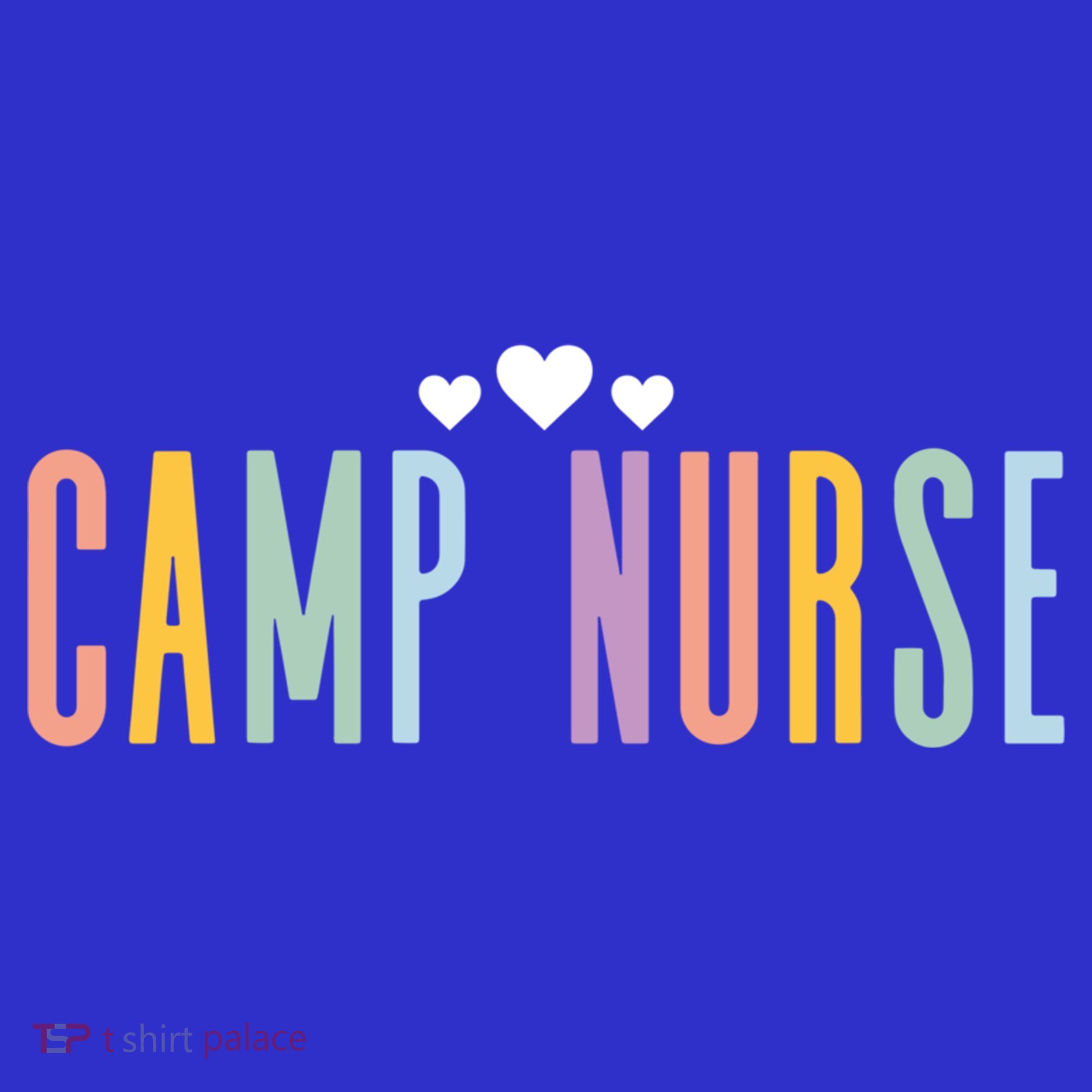 Funny Camping Lover Nursing Matching Summer Camp Nurse Gift Women's Tank Top