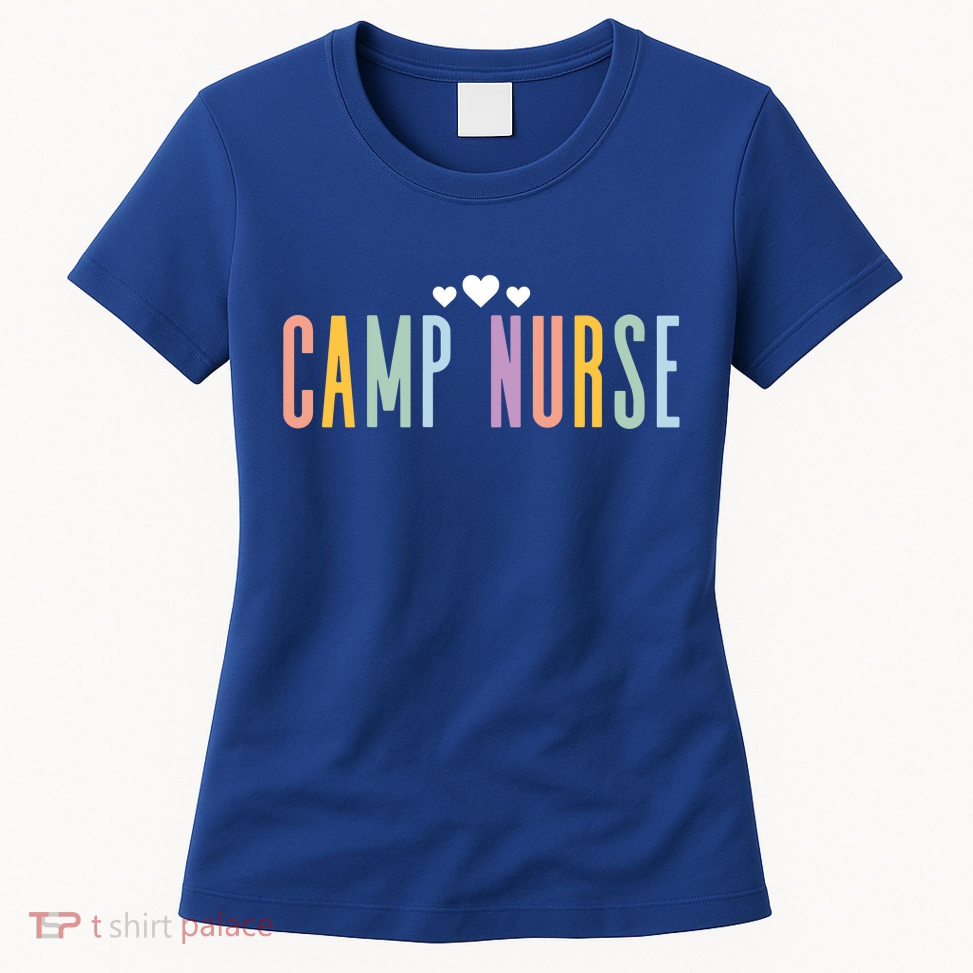 Funny Camping Lover Nursing Matching Summer Camp Nurse Gift Women's T-Shirt