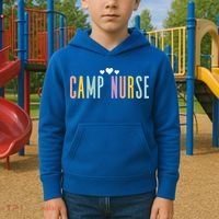Funny Camping Lover Nursing Matching Summer Camp Nurse Gift Kids Hoodie thumb 2