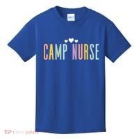Funny Camping Lover Nursing Matching Summer Camp Nurse Gift Kids T-Shirt thumb 0