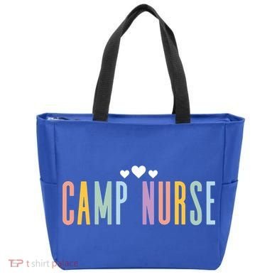 Funny Camping Lover Nursing Matching Summer Camp Nurse Gift Tote Bag