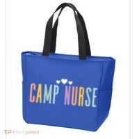 Funny Camping Lover Nursing Matching Summer Camp Nurse Gift Tote Bag thumb 3