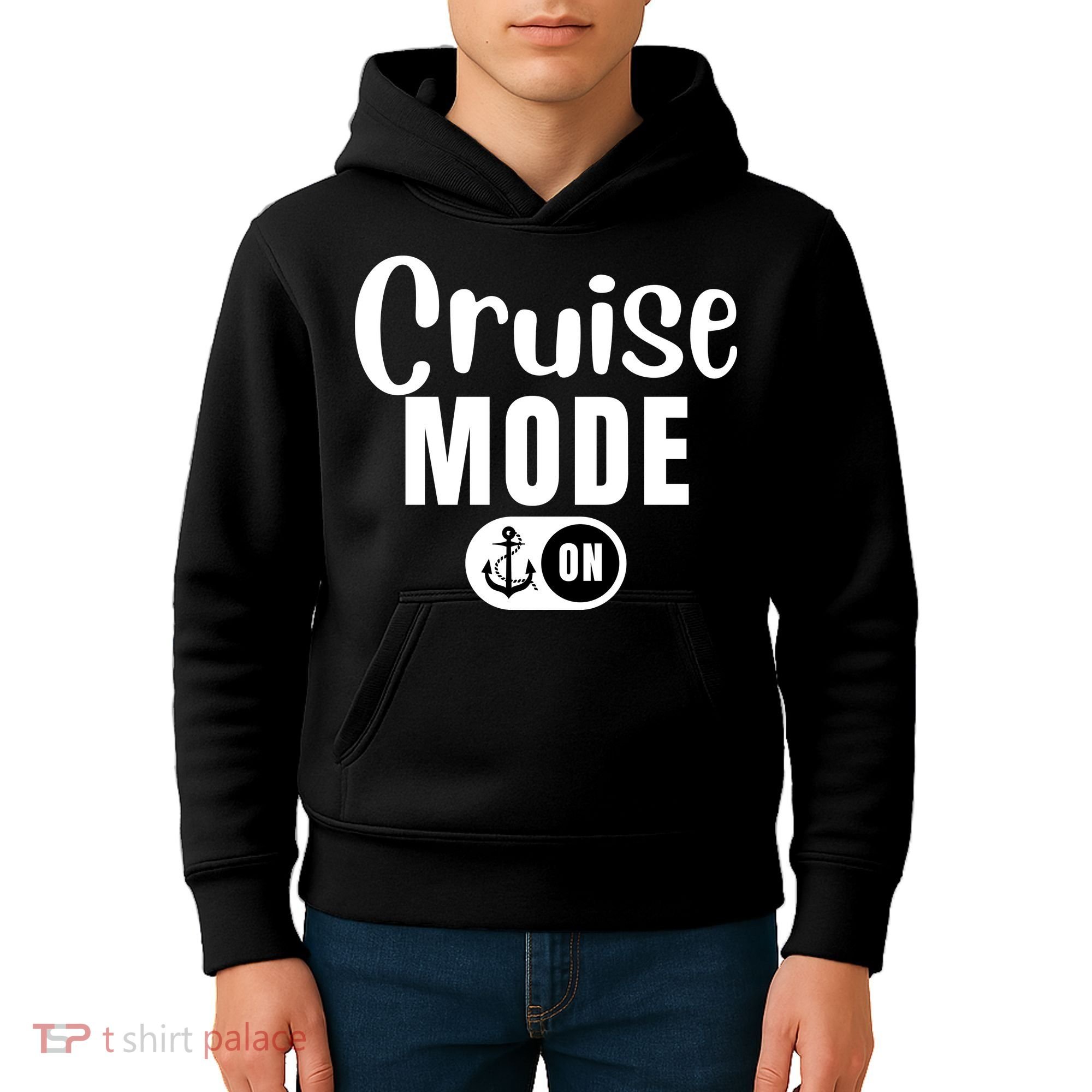 Funny Cruise Mode On Funny Cruise Ship Funny Cruise Vacation Cruise Mode On Kids Hoodie