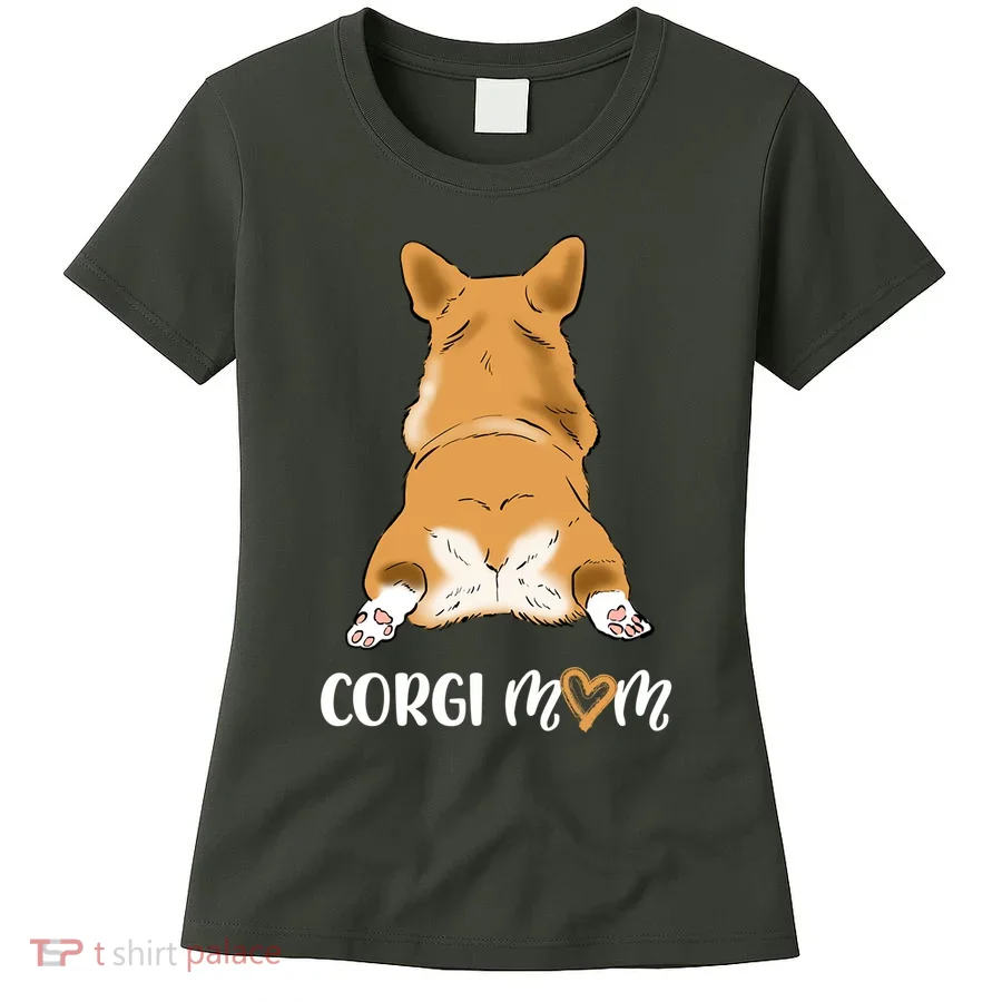 Funny Corgi Mom For Dog Lovers Women's T-Shirt