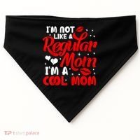 Funny Cool Mothers Day Tee For Mama Mom From Sons Daughters USA-Made Doggie Bandana thumb 0