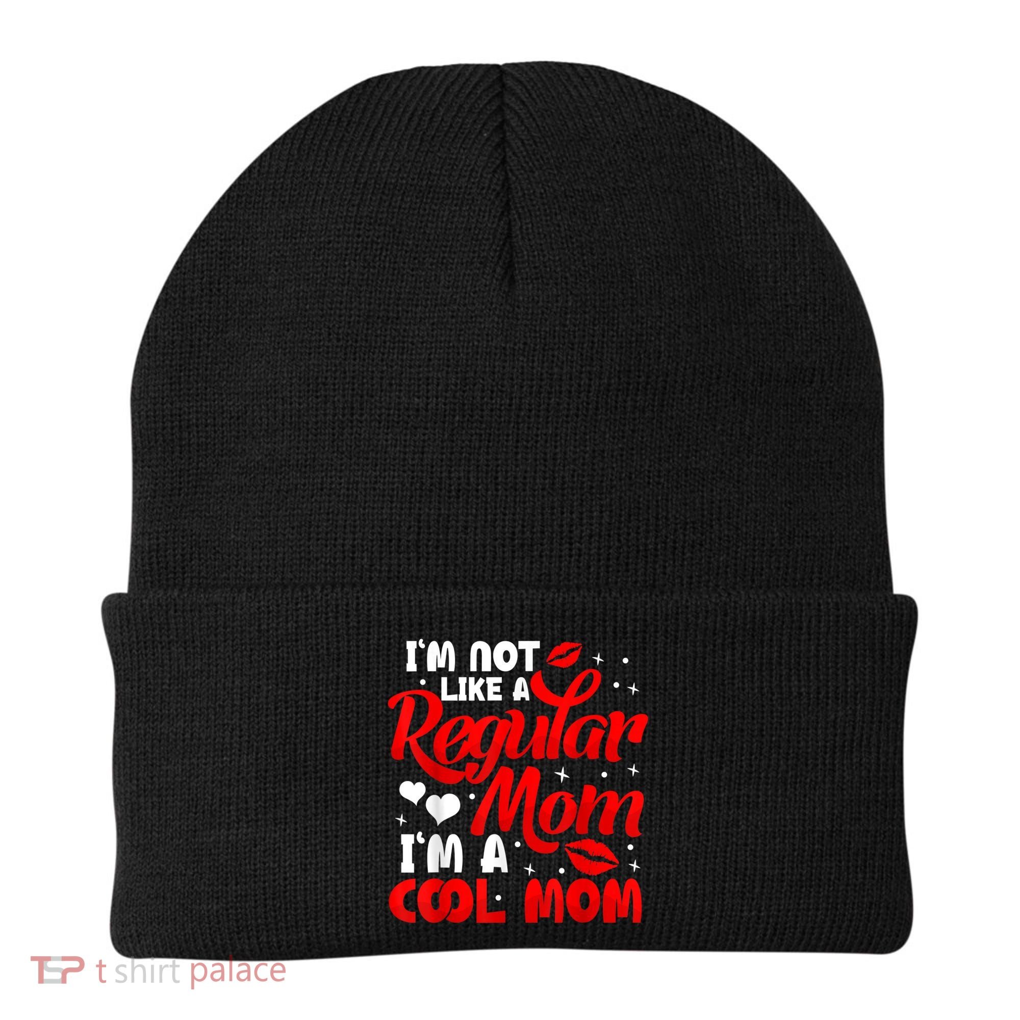 Funny Cool Mothers Day Tee For Mama Mom From Sons Daughters Beanie