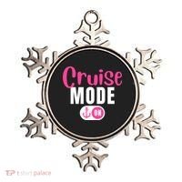 Funny Cruise Mode On Funny Cruise Vacation Funny Cruise Ship Cruise Mode On Ornament thumb 0