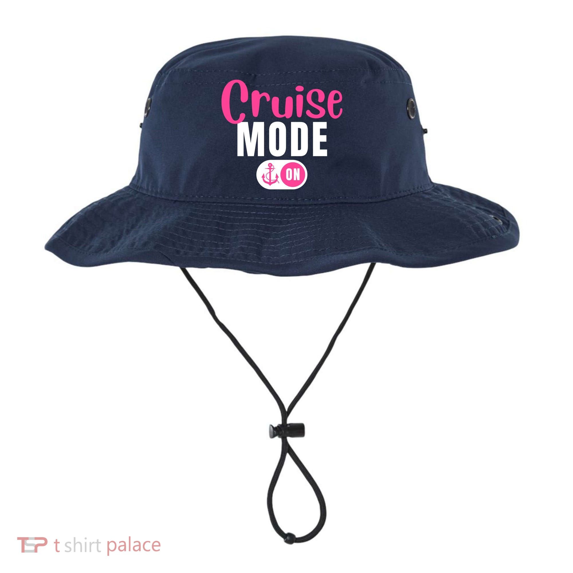 Funny Cruise Mode On Funny Cruise Vacation Funny Cruise Ship Cruise Mode On Bucket Hat