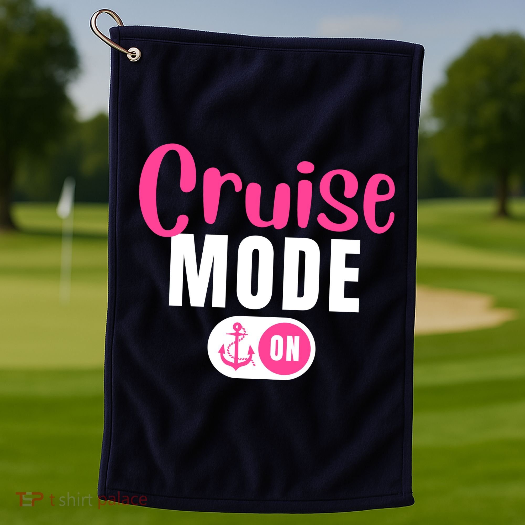 Funny Cruise Mode On Funny Cruise Vacation Funny Cruise Ship Cruise Mode On Golf Towel
