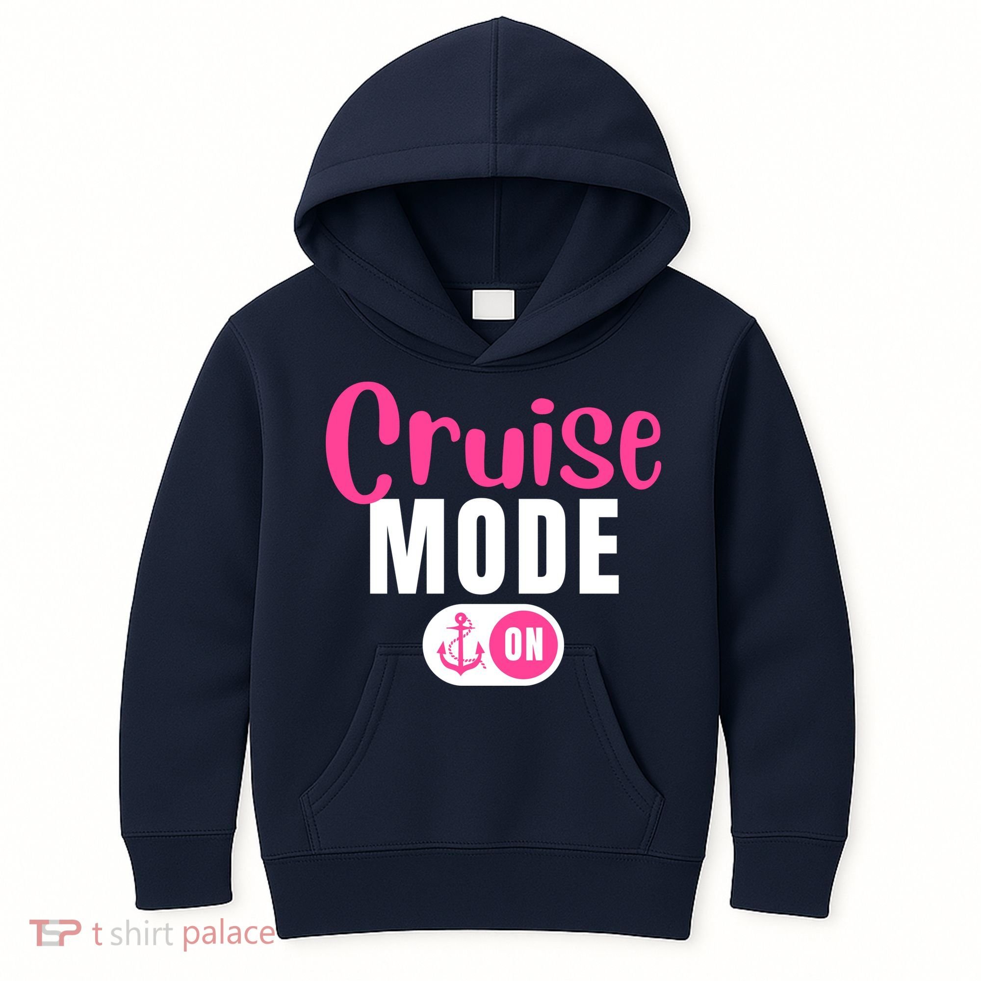 Funny Cruise Mode On Funny Cruise Vacation Funny Cruise Ship Cruise Mode On Kids Hoodie