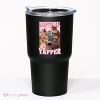 Funny Cat Meme Professional Yapper Cat Oddly Specific Dank Tumbler thumb 0