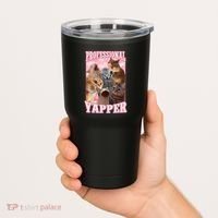 Funny Cat Meme Professional Yapper Cat Oddly Specific Dank Tumbler thumb 2