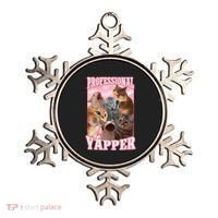 Funny Cat Meme Professional Yapper Cat Oddly Specific Dank Ornament thumb 0